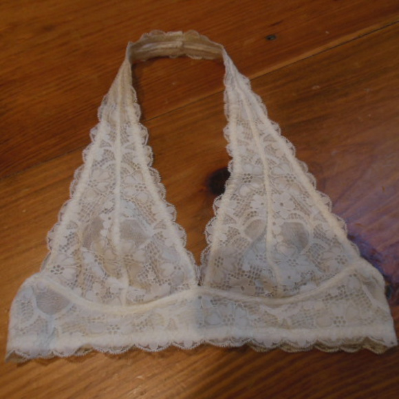 FREE PEOPLE S *Bundle of 3* Lace Halter Bras, Gown - Picture 3 of 8